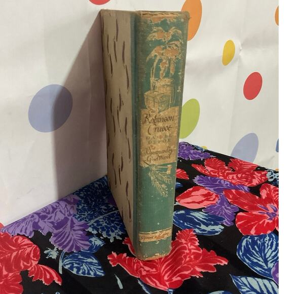 1946 Robinson Crusoe Hardback by Daniel Defoe - Picture 2 of 13